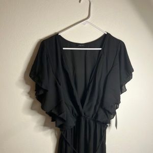 Women’s Chiffon Cap Sleeve Evening Dress 2XL By Mesmer, Designed & Made in USA